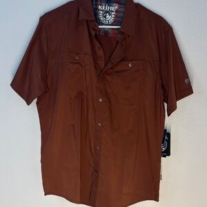 Kuhl Men's Stealth Rustic Brick Button Down Shirt